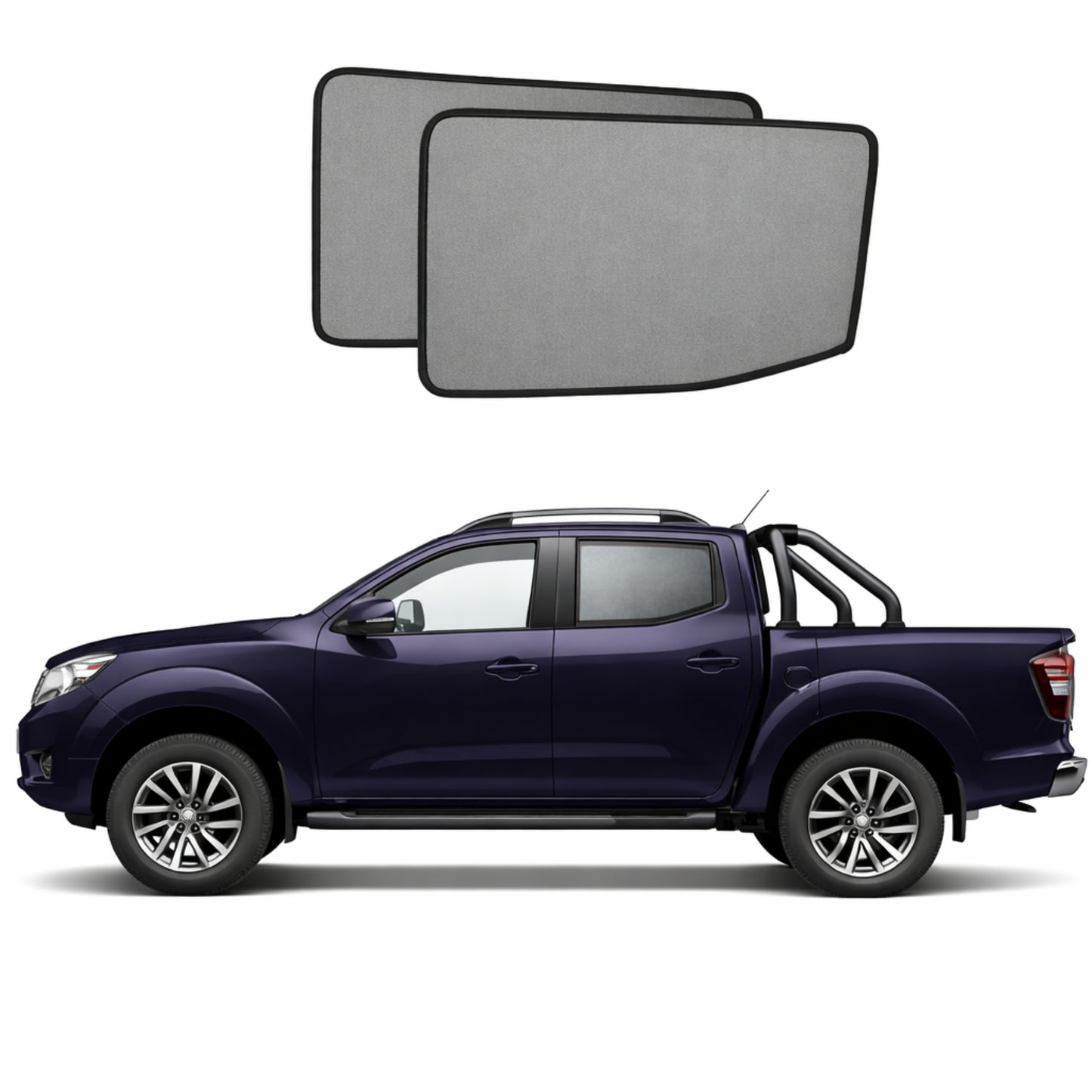 Nissan Navara/NP300 3rd Generation | Mercedes-Benz X-Class | Renault Alaskan Car Rear Window Shades (D23; 2014-Present)*