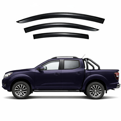 Nissan Navara/NP300 3rd Generation | Mercedes-Benz X-Class | Renault Alaskan Car Weather Shields (D23; 2014-Present)