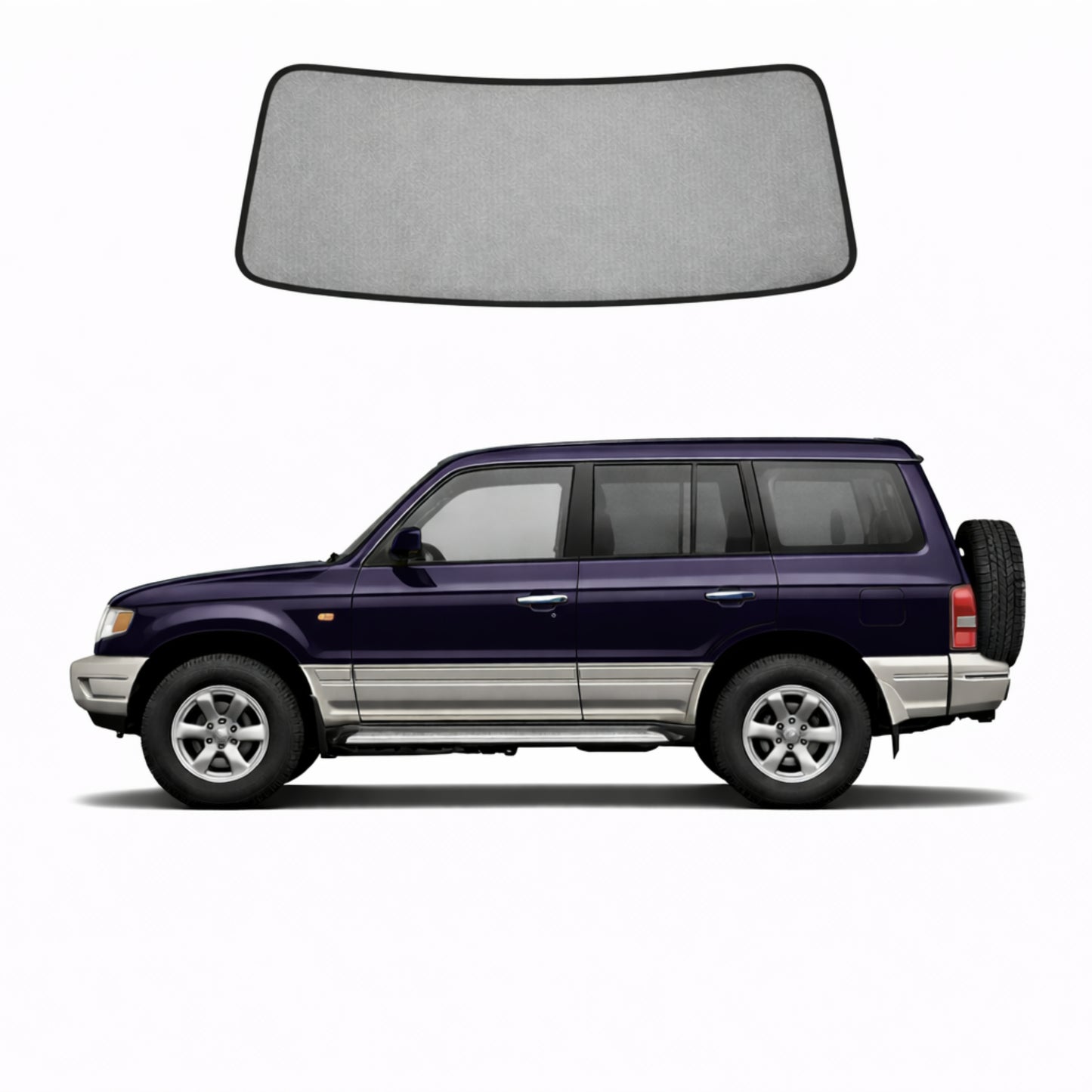 Mitsubishi Pajero/Shogun 2nd Generation Front Windscreen Sun Shade (NH/NJ/NK/NL; 1991-1999)