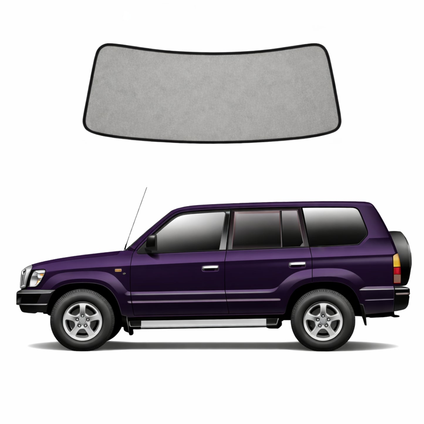 Mitsubishi Pajero 3rd Generation Front Windscreen Sun Shade (V60-/NM/NP; 1999-2007)