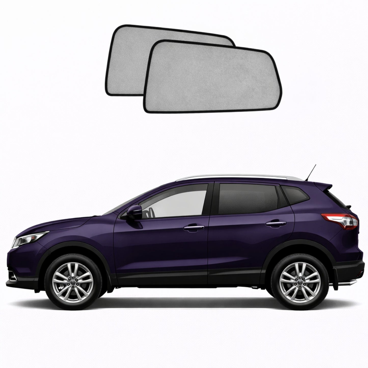 Nissan Qashqai/Rogue Sport 2nd Generation Car Rear Window Shades (J11; 2013-2022)