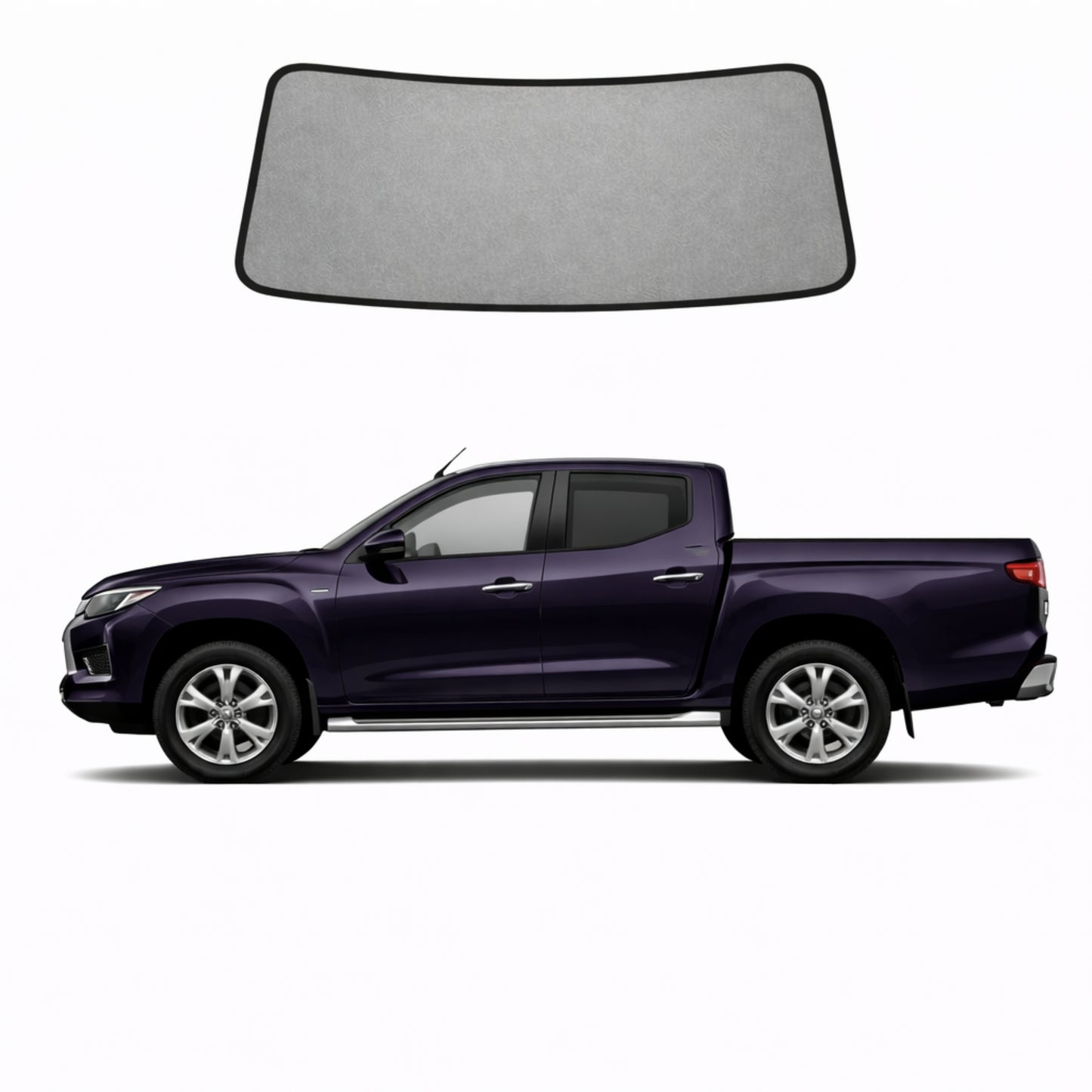 Mitsubishi Triton 6th Generation Front Windscreen Sun Shade (LC/MV; 2023-Present)