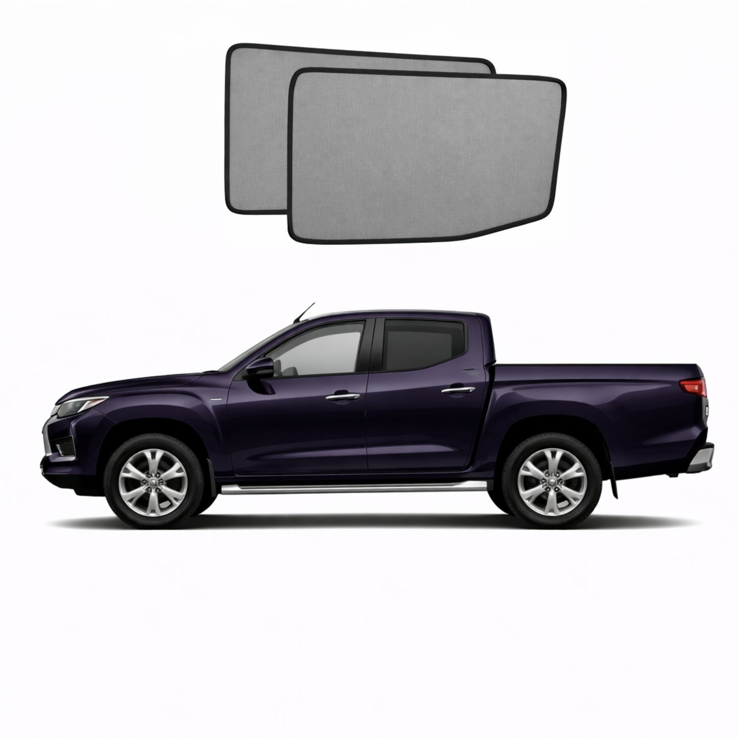 Mitsubishi Triton 6th Generation Car Rear Window Shades (LC/MV; 2023-Present)*