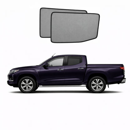 Mitsubishi Triton 6th Generation Car Rear Window Shades (LC/MV; 2023-Present)*