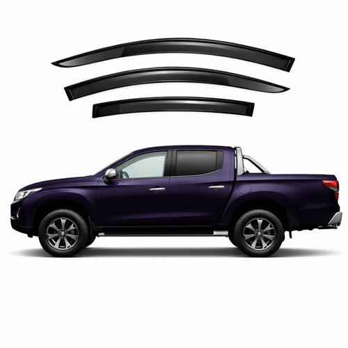 Mitsubishi Triton/L200/Strada 5th Generation | FIAT Fullback | RAM 1200 Car Weather Shields (2015-2024)