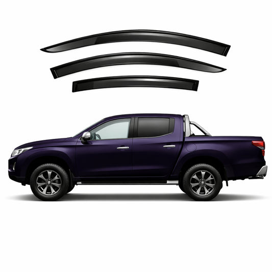 Mitsubishi Triton/L200/Strada 5th Generation | FIAT Fullback | RAM 1200 Car Weather Shields (2015-2024)