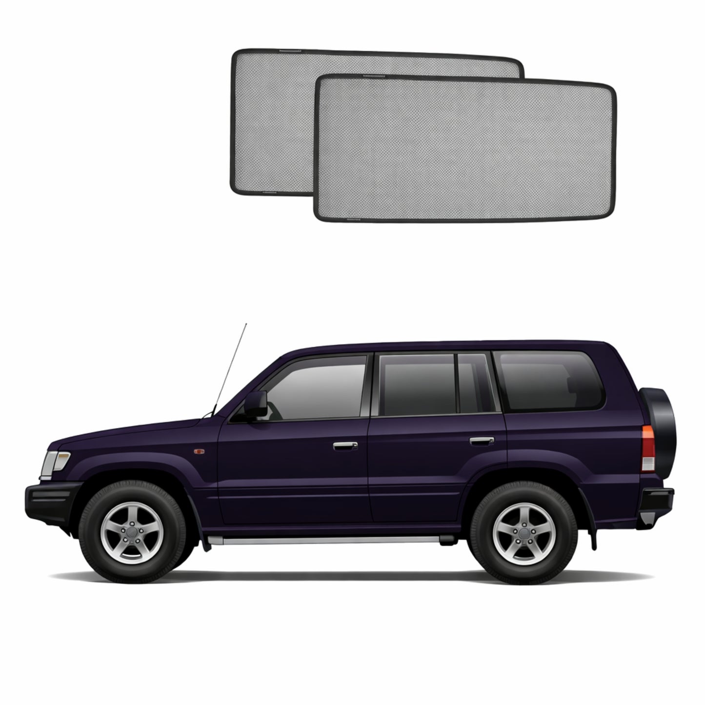 Mitsubishi Pajero/Shogun 2nd Generation Car Rear Window Shades (NH/NJ/NK/NL; 1991-1999)