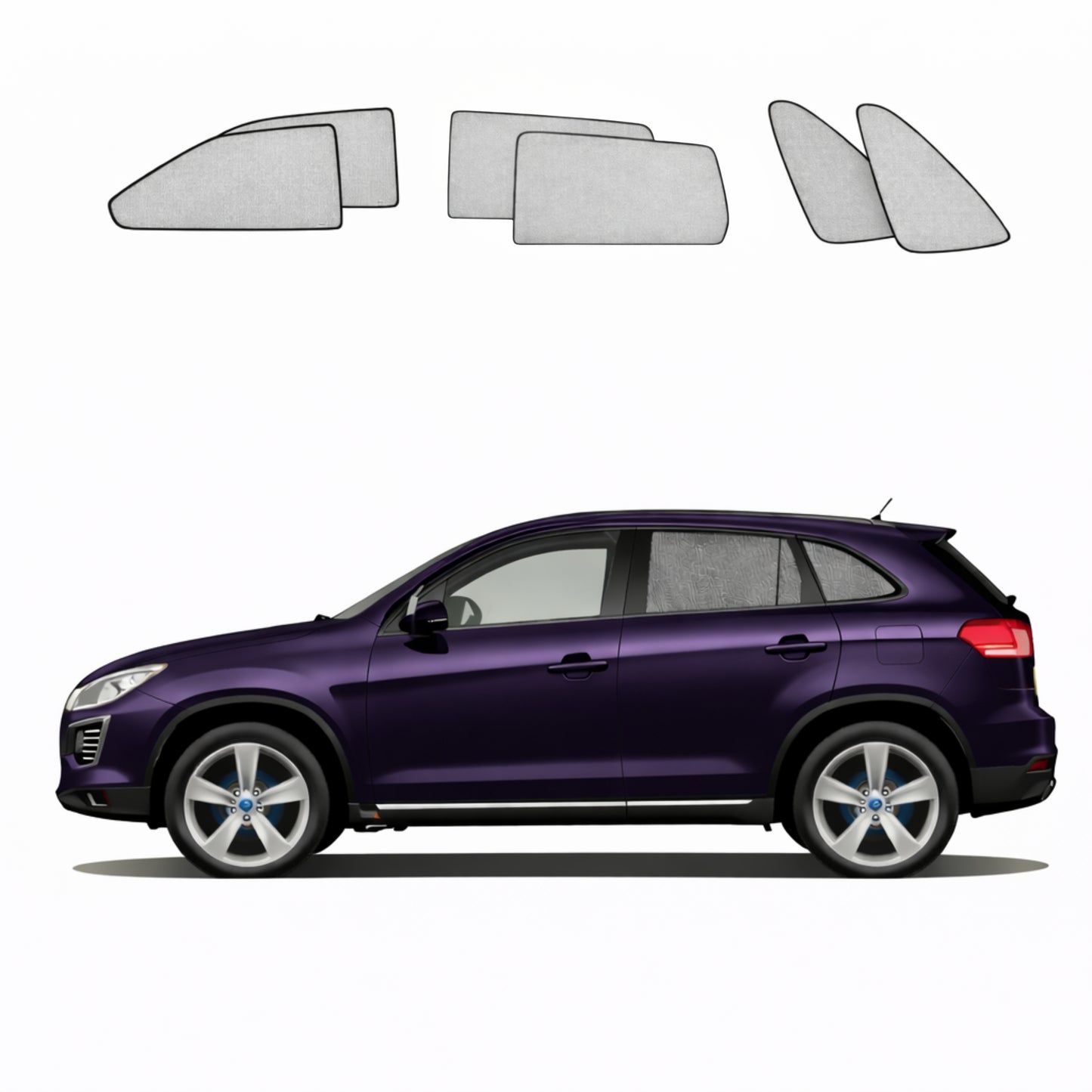 Mitsubishi ASX 1st Generation/Outlander Sport 3rd Generation Car Window Shades (2010-Present)