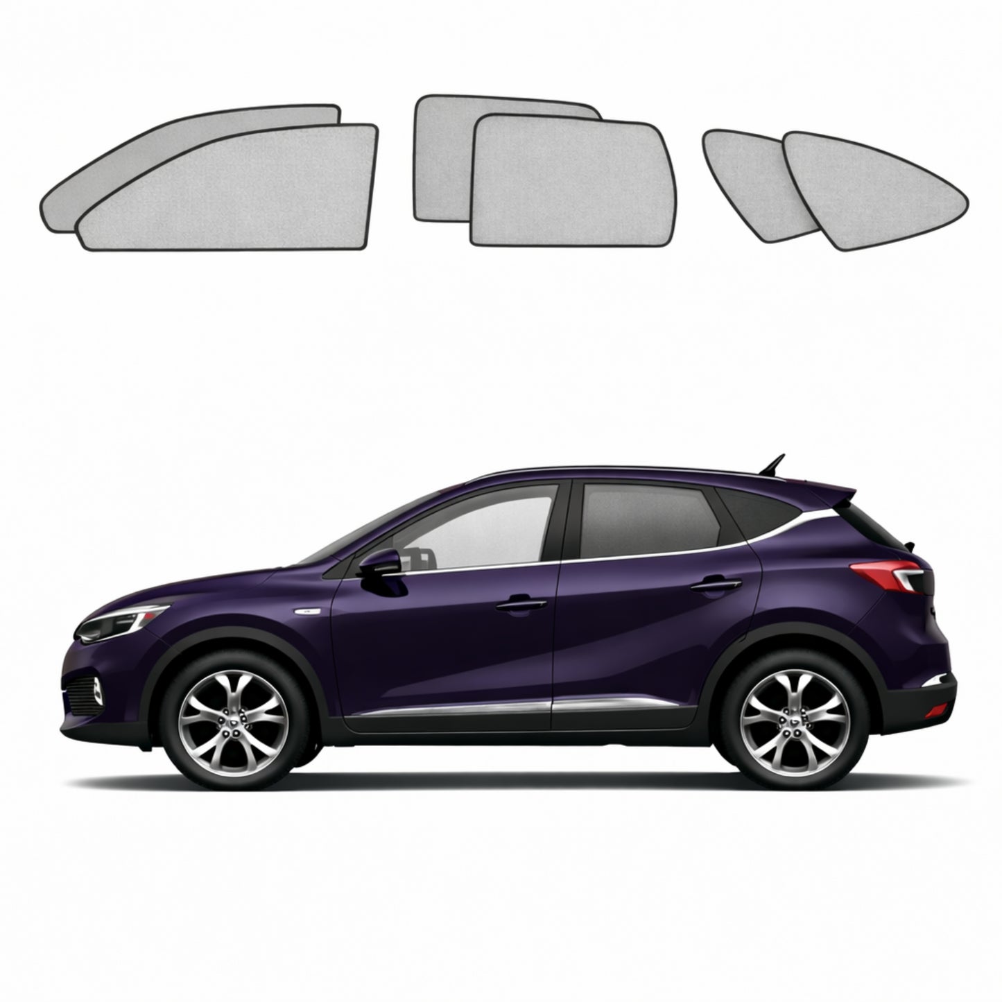 Mitsubishi ASX 2nd Generation Car Window Shades (European Market) (2023-Present)