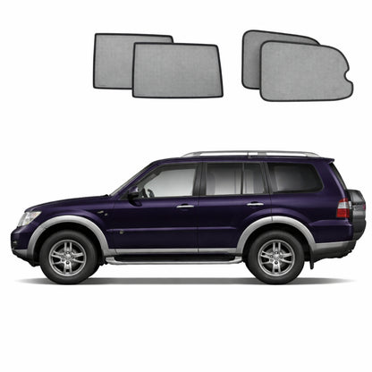 Mitsubishi Pajero/Montero/Shogun 4th Generation Car Window Shades (V80; 2007-2021)