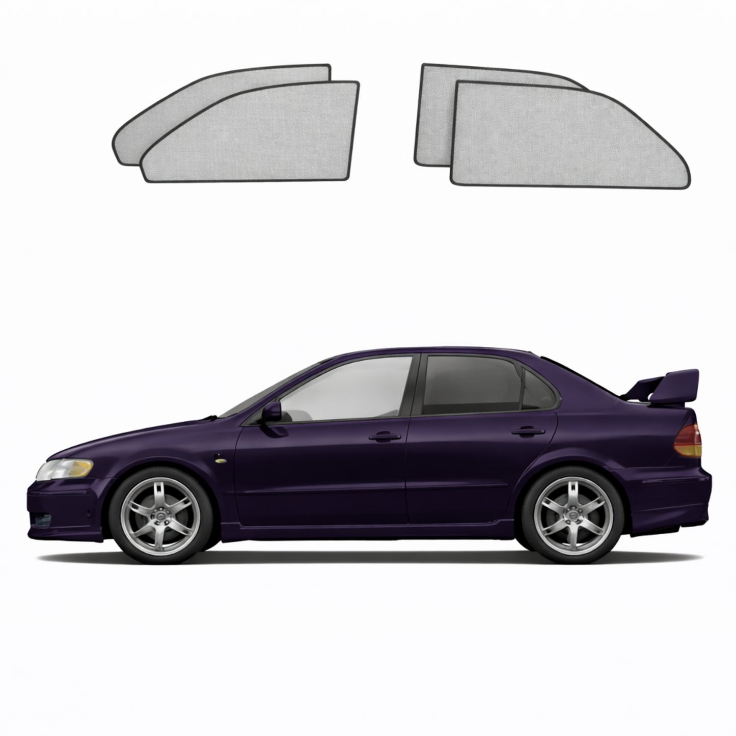 Mitsubishi Lancer/Lancer Evolution/Cedia/Virage Sedan 8th Generation Car Window Shades (2000-2007)