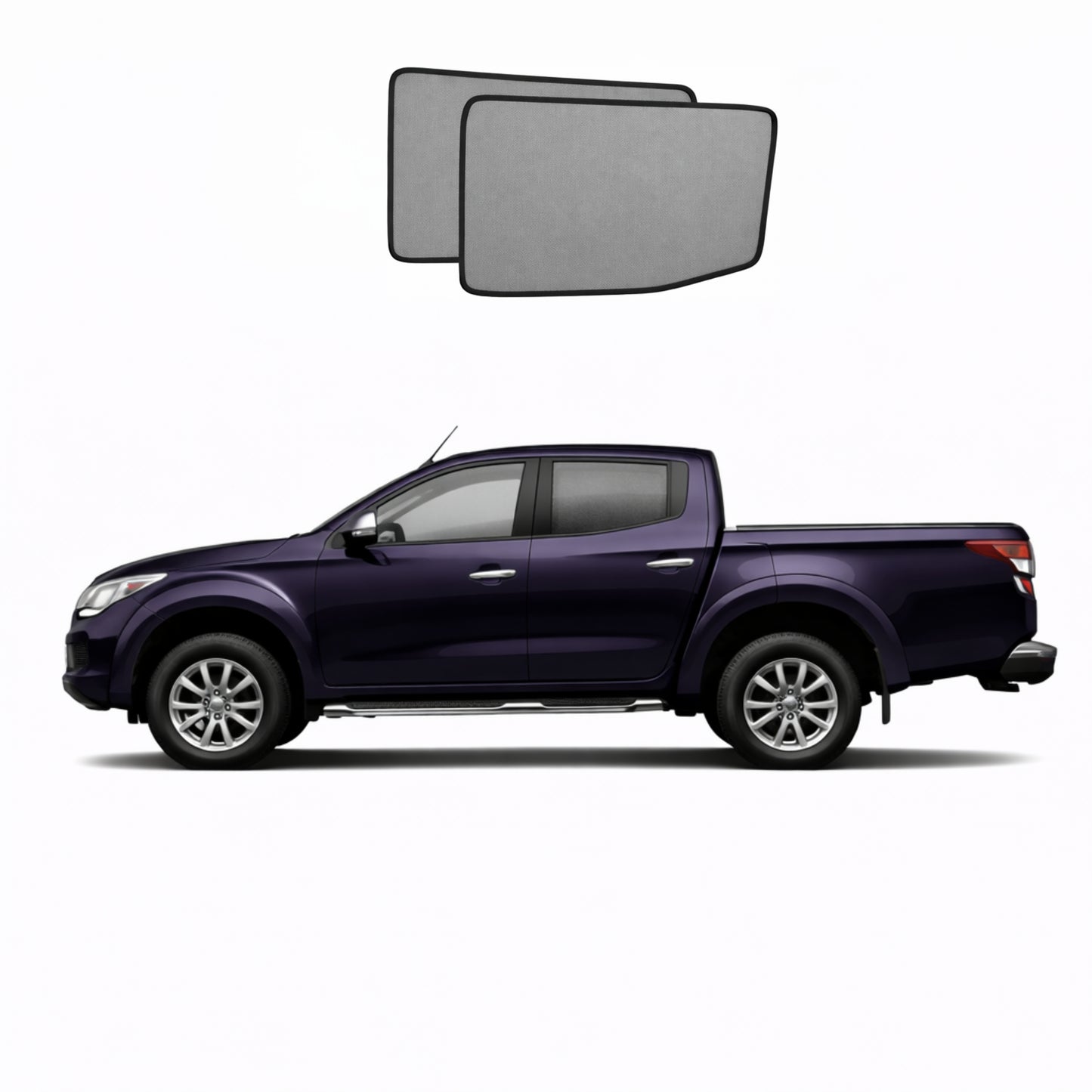 Mitsubishi Triton/L200/Strada 5th Generation | FIAT Fullback | RAM 1200 Car Rear Window Shades (2015-2024)*