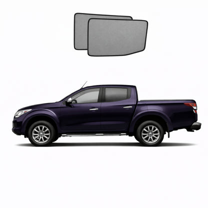 Mitsubishi Triton/L200/Strada 5th Generation | FIAT Fullback | RAM 1200 Car Rear Window Shades (2015-2024)*