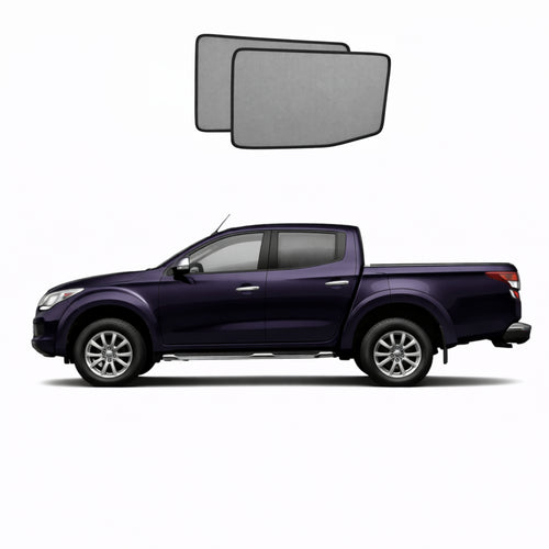 Mitsubishi Triton/L200/Strada 5th Generation | FIAT Fullback | RAM 1200 Car Rear Window Shades (2015-2024)*