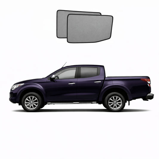 Mitsubishi Triton/L200/Strada 5th Generation | FIAT Fullback | RAM 1200 Car Rear Window Shades (2015-2024)*