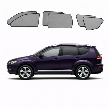 Mitsubishi Outlander 2nd Generation Car Window Shades (CW/XG/XH; 2006-2012)