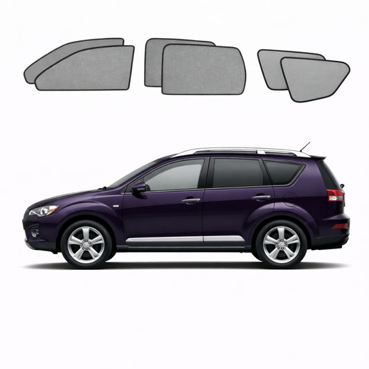 Mitsubishi Outlander 2nd Generation Car Window Shades (CW/XG/XH; 2006-2012)