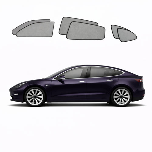 Tesla Model 3 Facelift Car Window Shades (2023-Present)