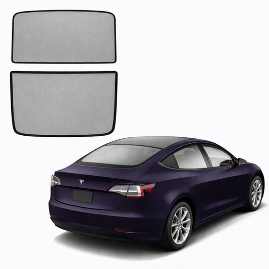Tesla Model 3 Rear Windscreen Shade (2 Pieces) (2017-Present)