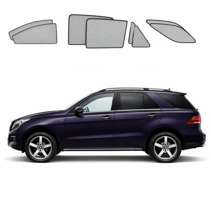 Mercedes-Benz M-Class/GLE SUV 3rd Generation Car Window Shades (W166; 2011-2019)