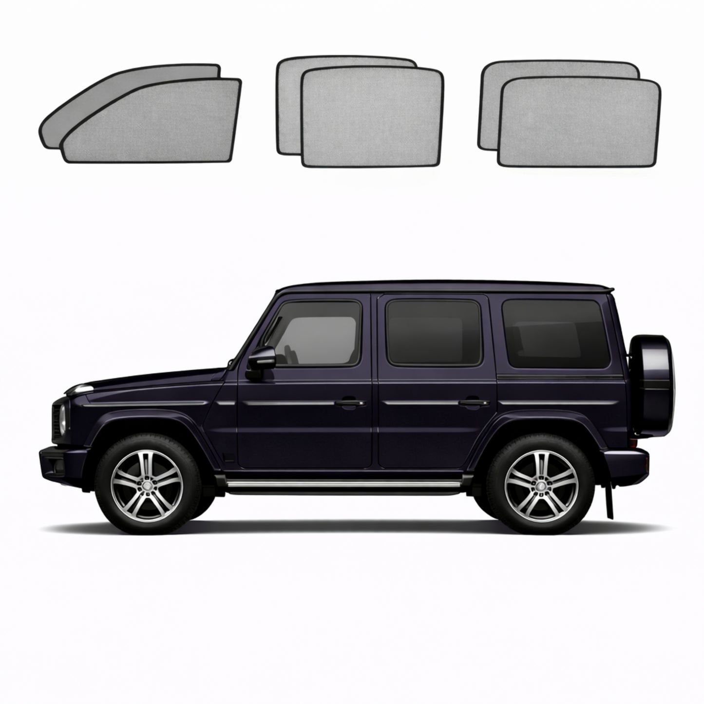 Mercedes-Benz G-Class 2nd Generation Car Window Shades (W463/W465; 2018-Present)