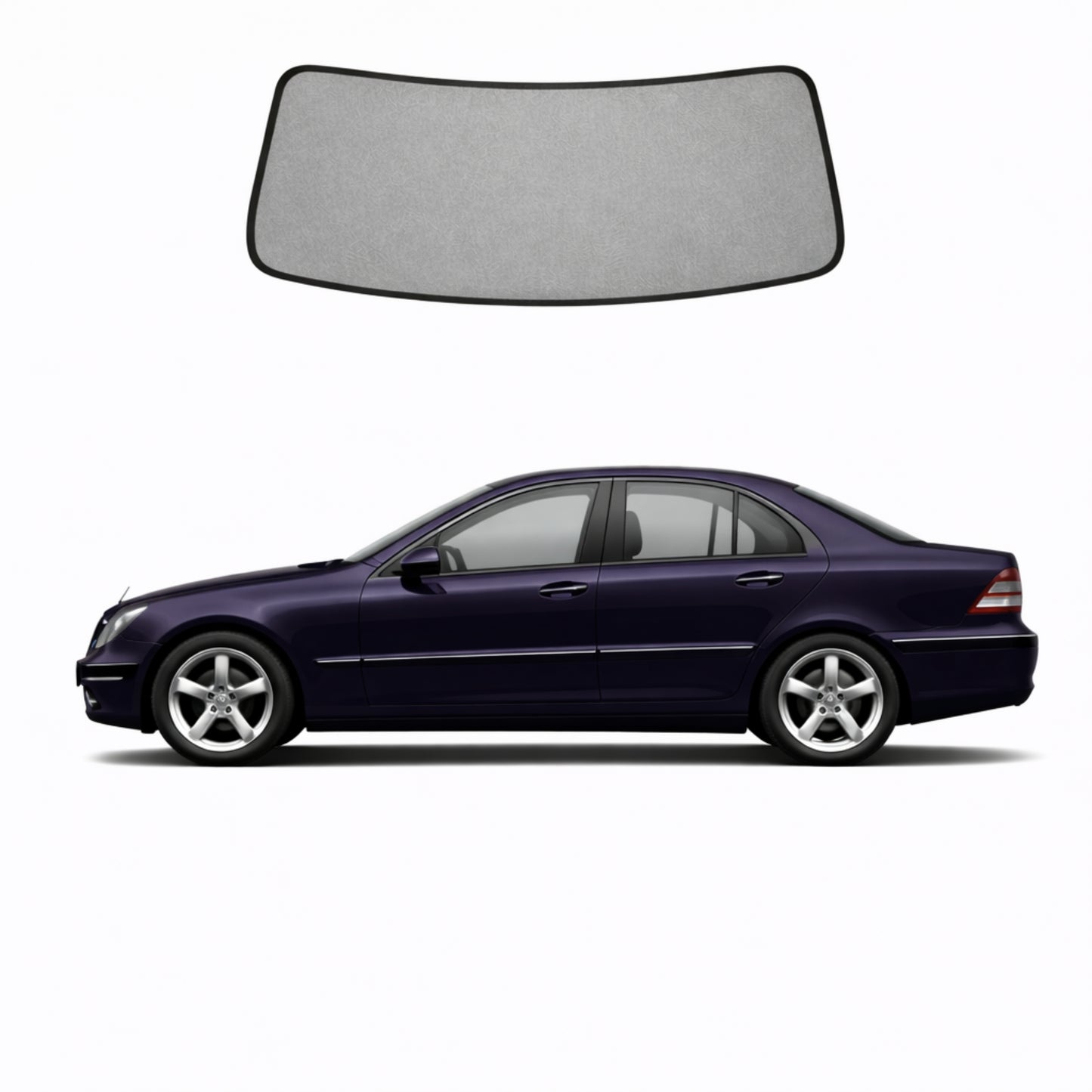 Mercedes-Benz C-Class Sedan/Wagon Front Windscreen Sun Shade (W203; 2000-2007)