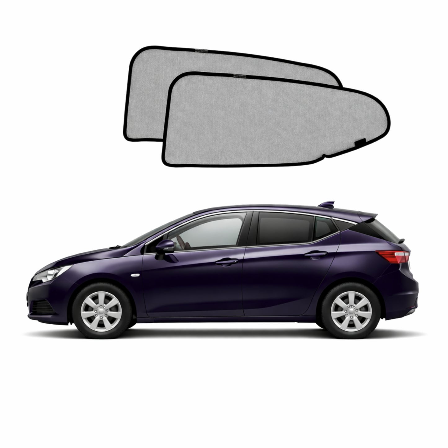 Holden Astra | Opel Astra K Hatchback 7th Generation Car Rear Window Shades (BK; 2016-2020)*