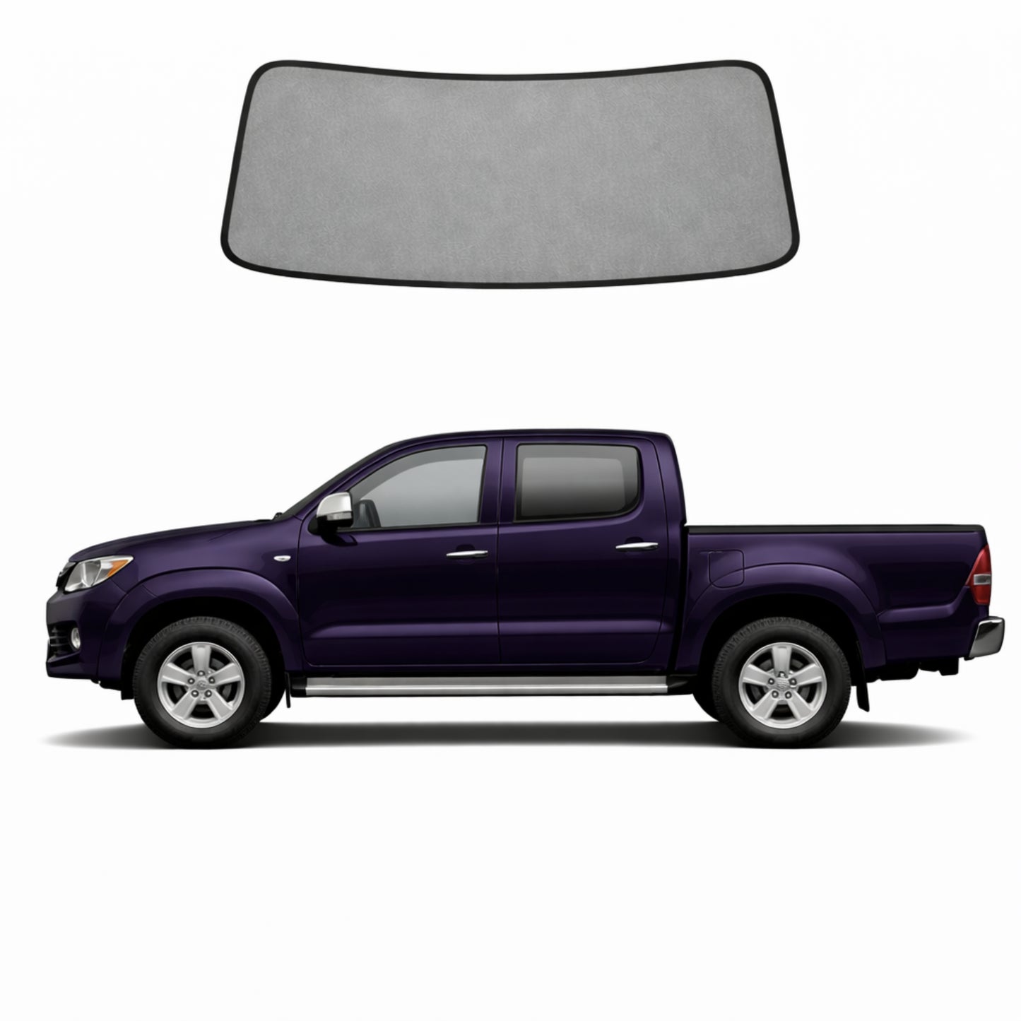 Toyota Hilux 7th Generation | TruckMasters OX Front Windscreen Sun Shade (AN10/AN20/AN30; 2004-2015)