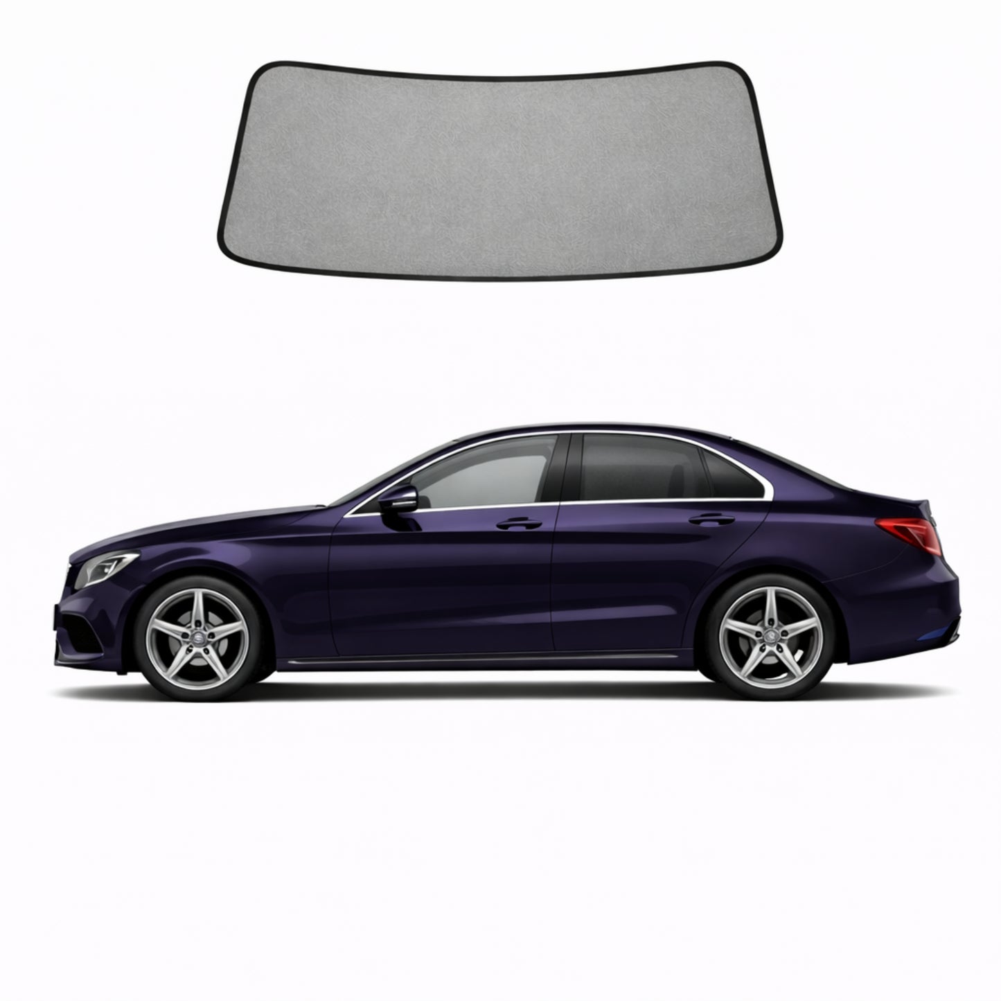 Mercedes-Benz C-Class Sedan/Wagon 4th Generation Front Windscreen Sun Shade (W205; 2014-2021)