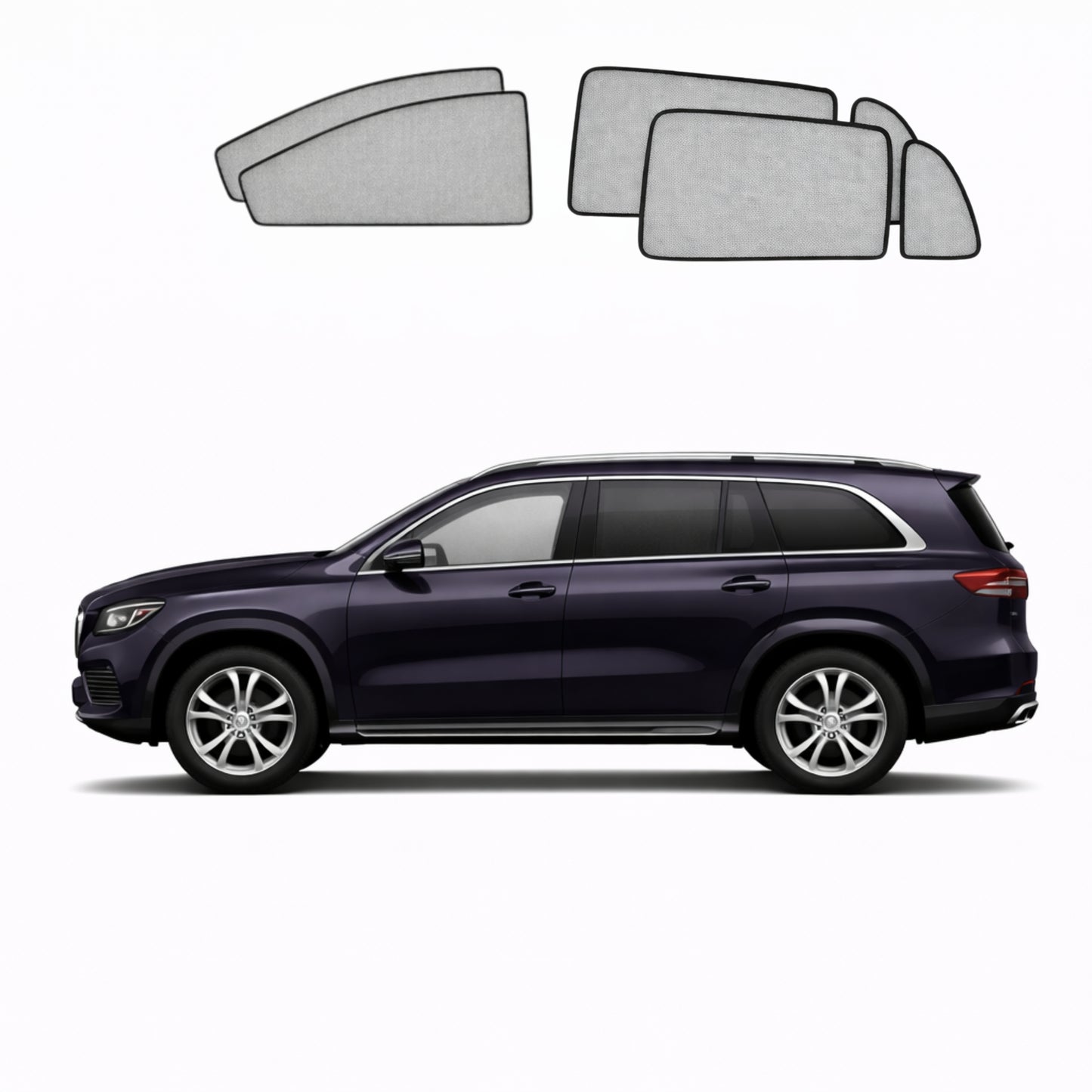 Mercedes-Benz GLS 3rd Generation Car Window Shades (X167; 2019-Present)
