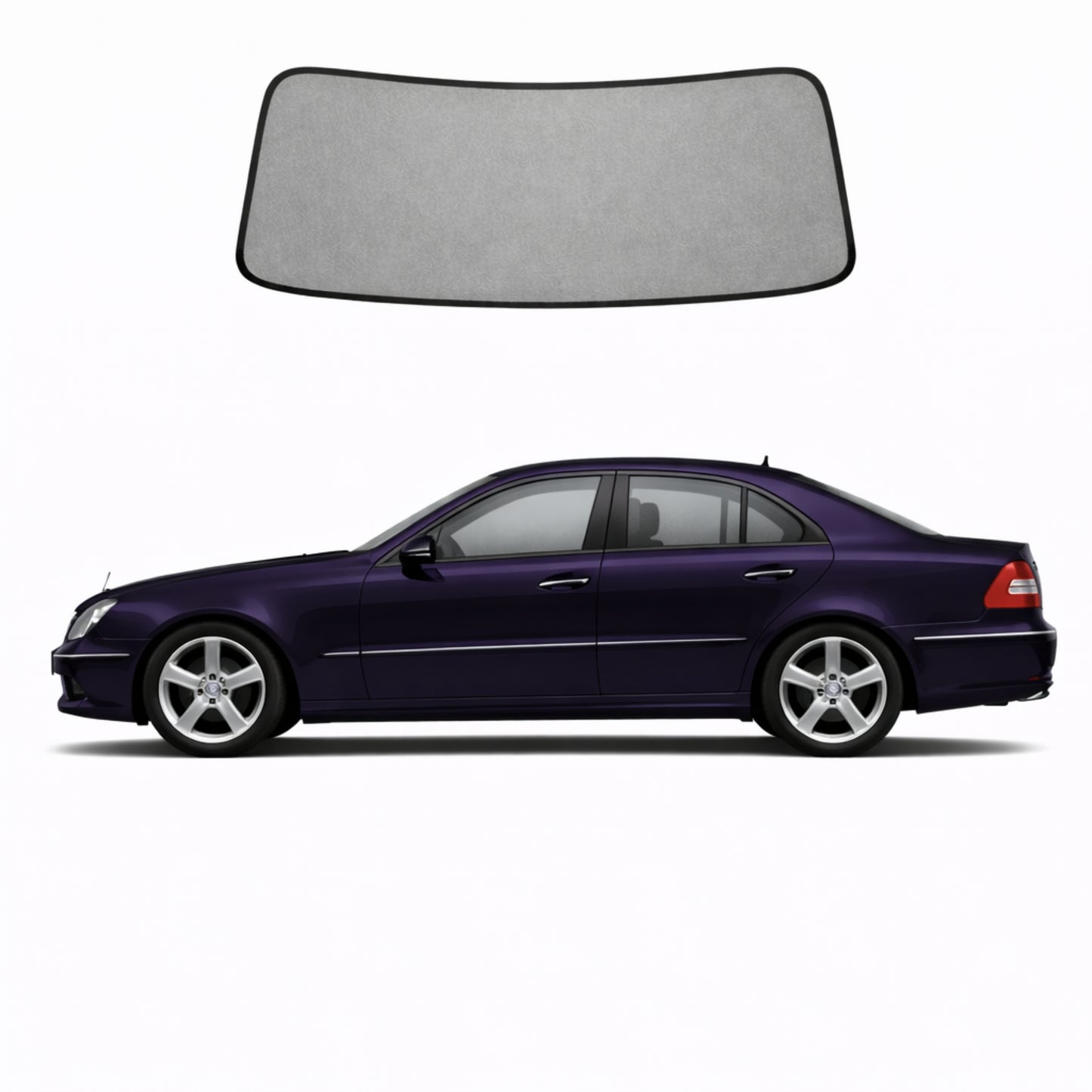 Mercedes-Benz E-Class Sedan/Wagon 3rd Generation Front Windscreen Sun Shade (W211; 2002-2009)