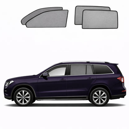 Mercedes-Benz GL-Class/GLS 2nd Generation Car Window Shades (X166; 2013-2019)