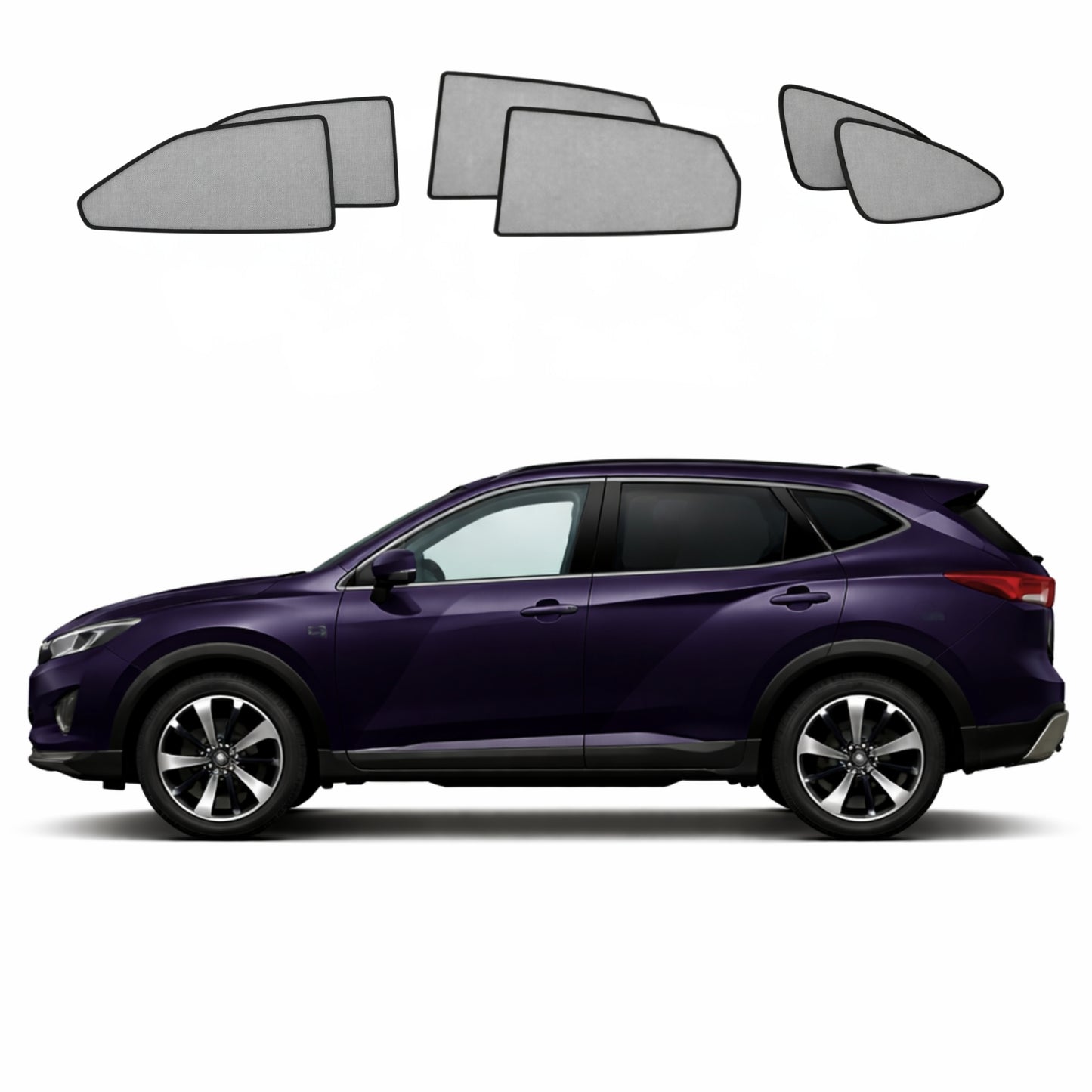 Hyundai Tucson 4th Generation Car Window Shades (NX4; 2021-Present)