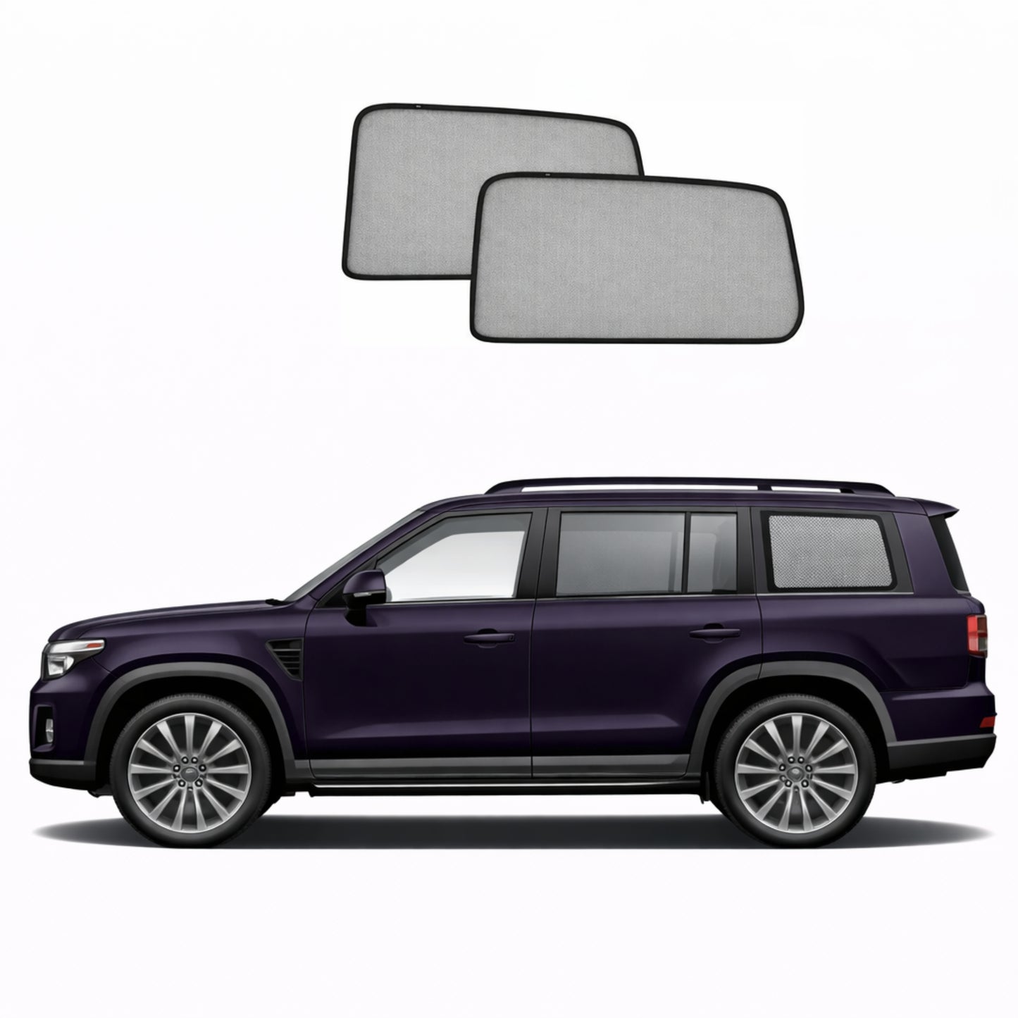 Hyundai Santa Fe 5th Generation Car Rear Window Shades (MX5; 2024-Present)