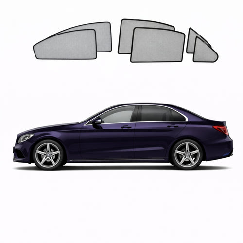 Mercedes-Benz C-Class Sedan 4th Generation Car Window Shades (W205; 2014-2021)