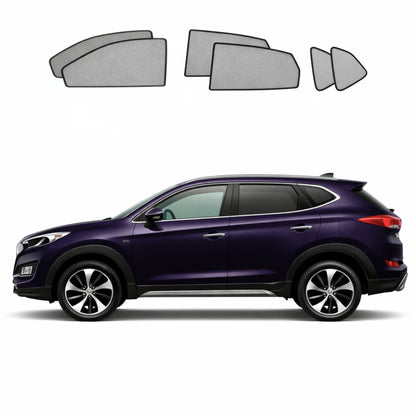 Hyundai Tucson 3rd Generation Car Window Shades (2015-2021)