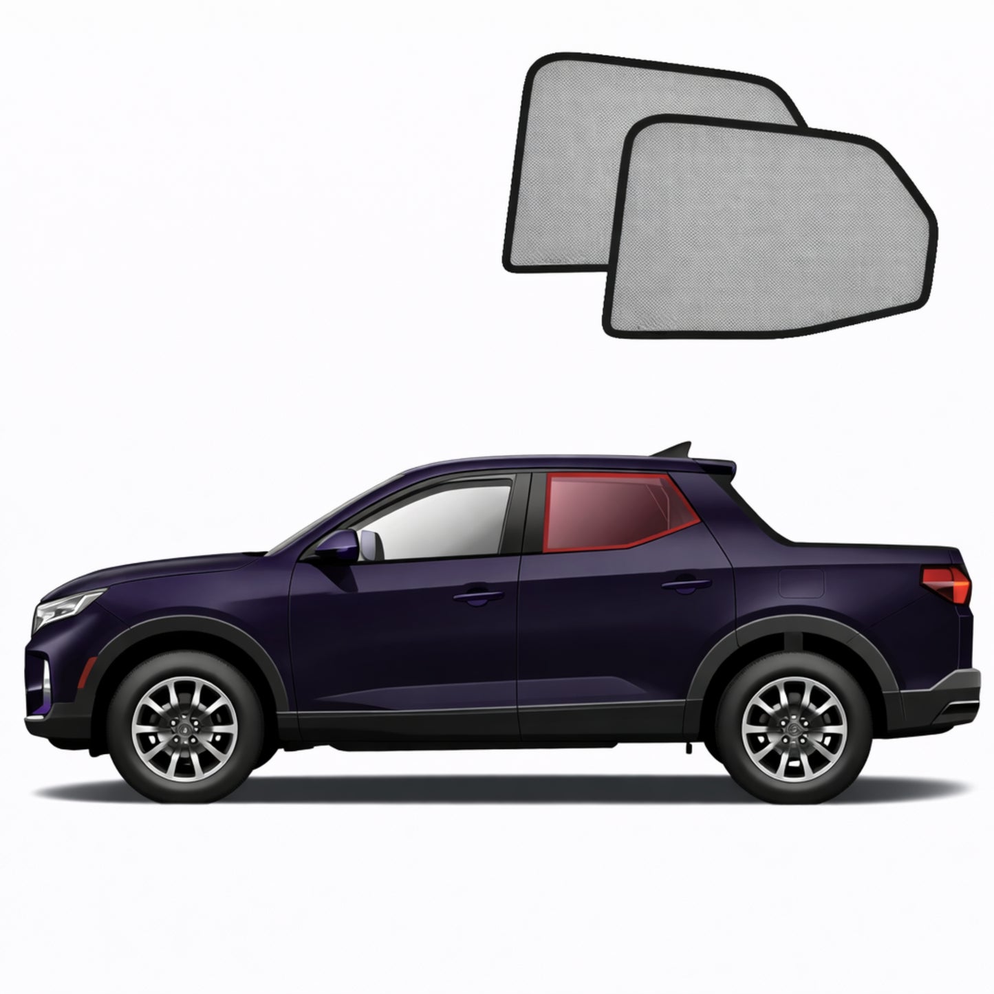 Hyundai Santa Cruz Car Rear Window Shades (2021-Present)