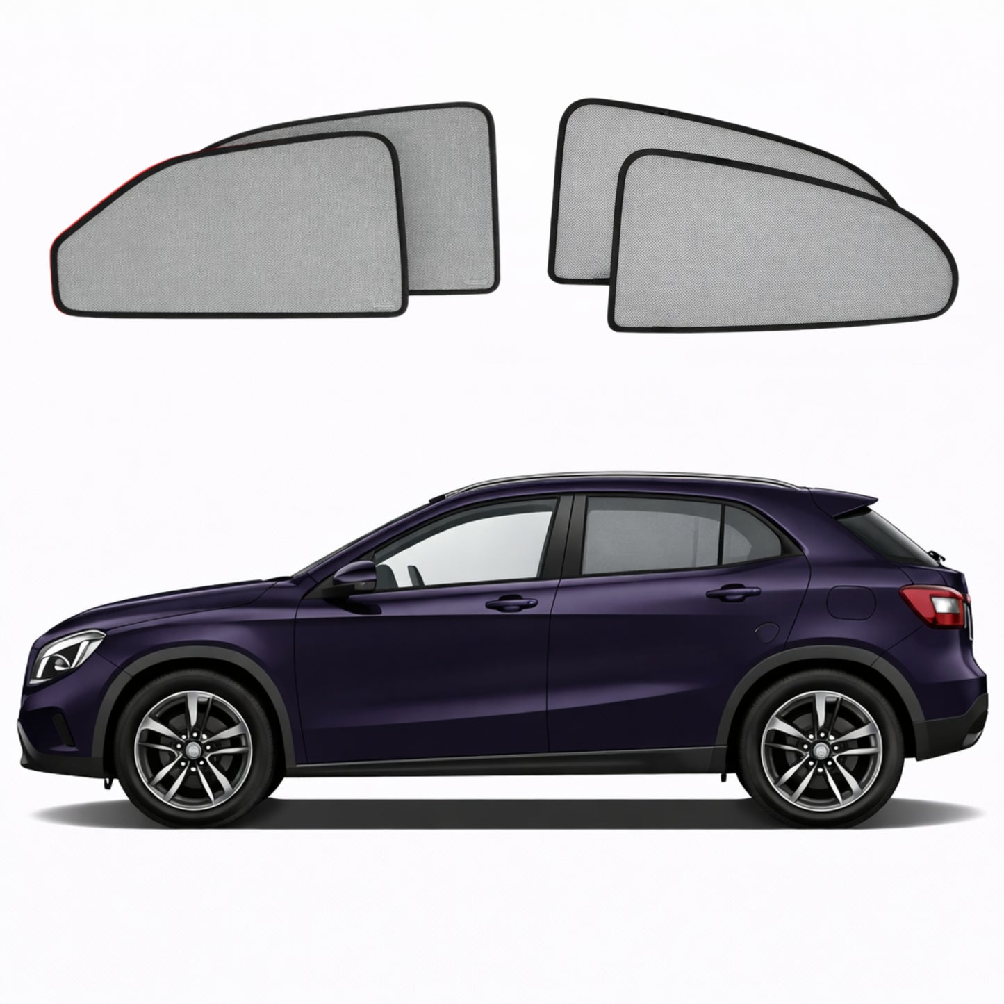 Mercedes-Benz GLA-Class 1st Generation Car Window Shades (X156; 2014-2020)