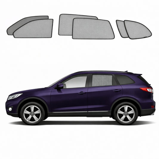 Hyundai Santa Fe | Inokom Santa Fe 2nd Generation Car Window Shades (CM; 2007-2012)