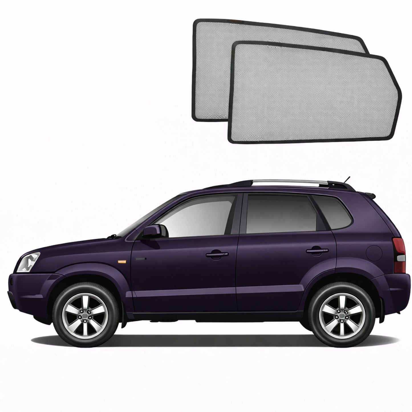 Hyundai Tucson/JM 1st Generation Car Rear Window Shades (JM; 2005-2010)