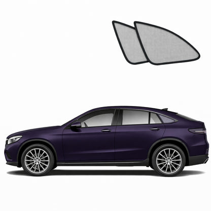 Mercedes-Benz GLC Coupe 1st Generation Port Window Shades (C253; 2016-2022)