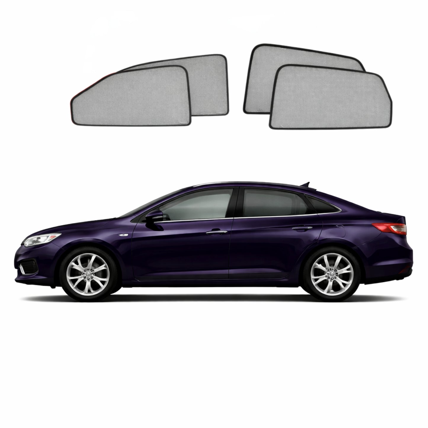 Hyundai i45/Sonata 6th Generation Car Window Shades (YF; 2009-2014)