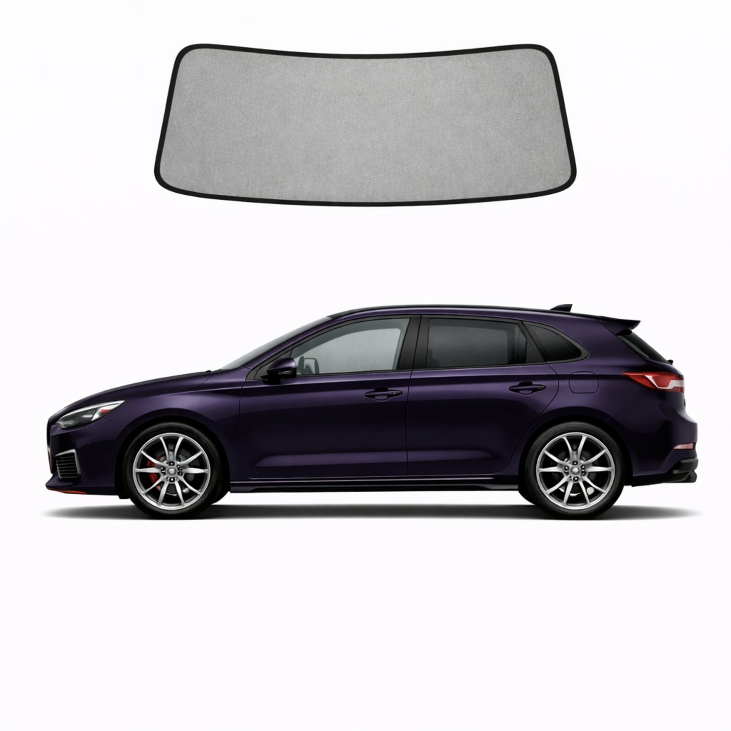 Hyundai i30/i30 N Hatchback/Fastback/Wagon Front Windscreen Sun Shade (PD; 2017-Present)