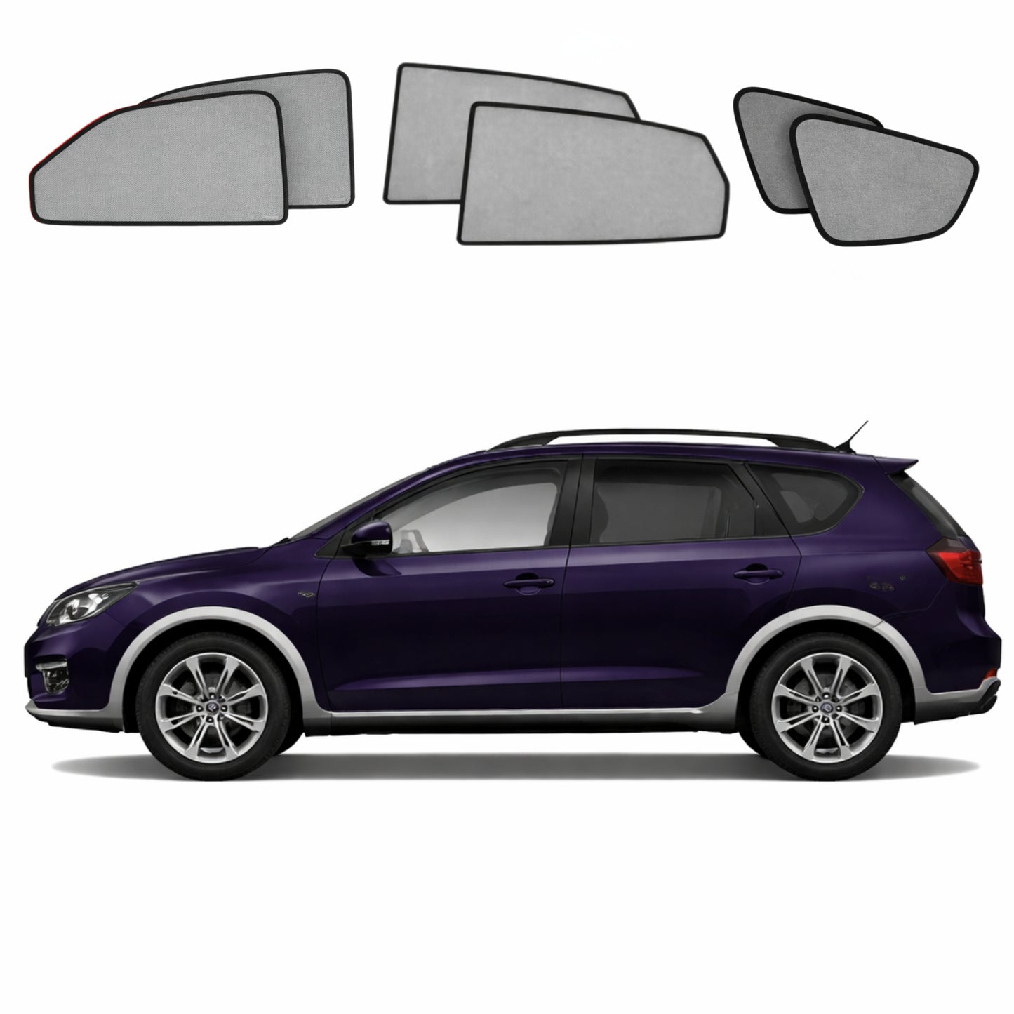 Hyundai i30cw/Elantra Touring Wagon 1st Generation Car Window Shades (FD; 2007-2012)