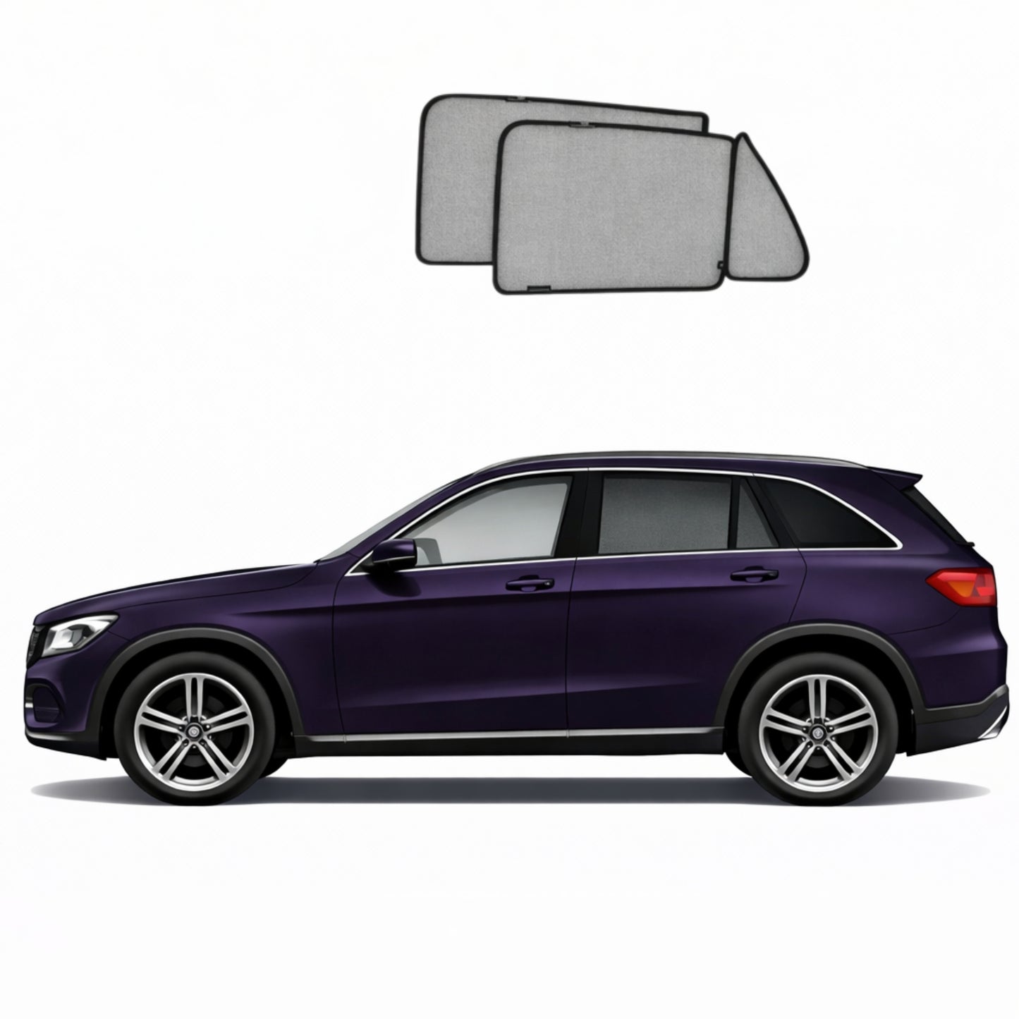 Mercedes-Benz GLC SUV 1st Generation Car Rear Window Shades (X253; 2016-2022)*