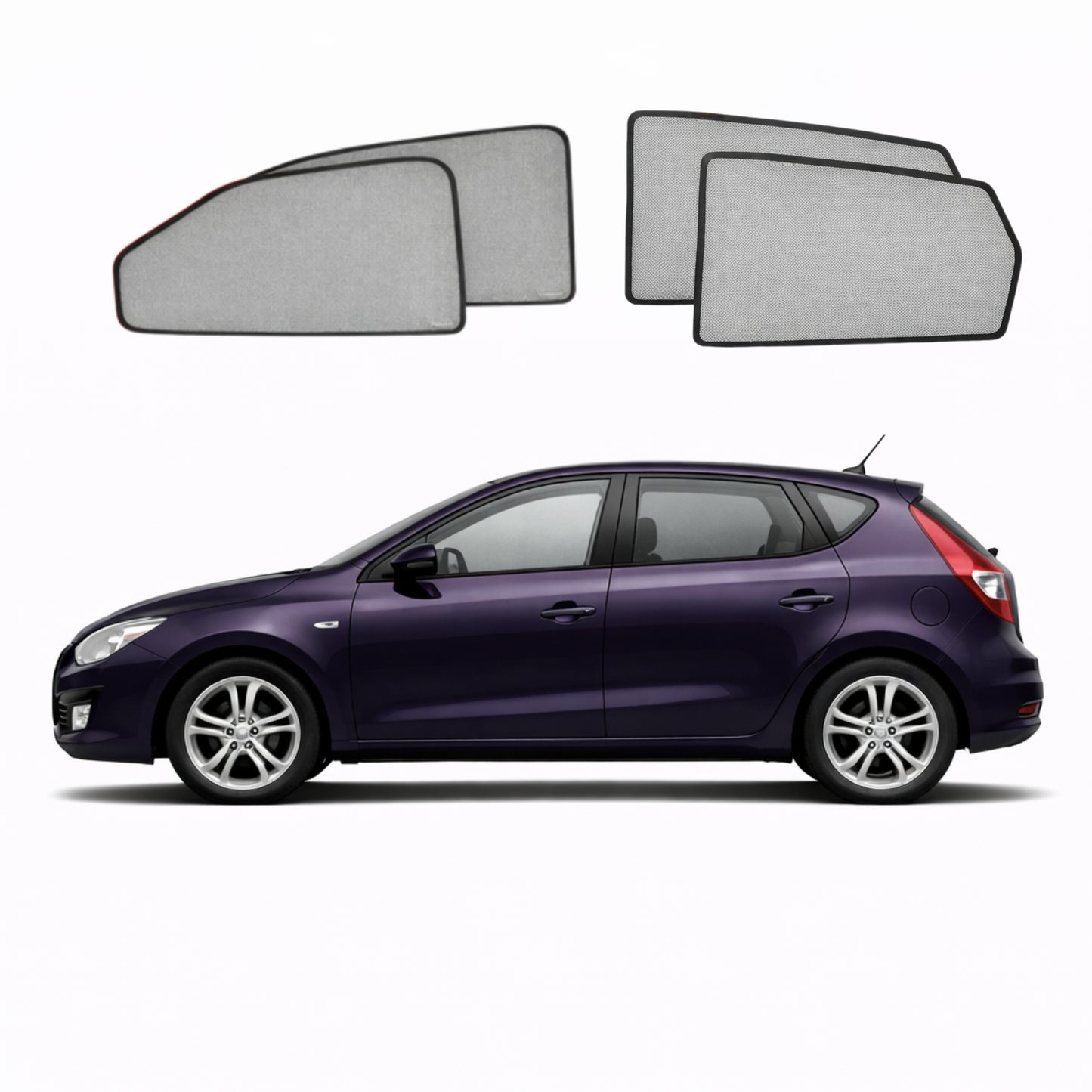 Hyundai i30 Hatchback 1st Generation Car Window Shades (FD; 2007-2012)