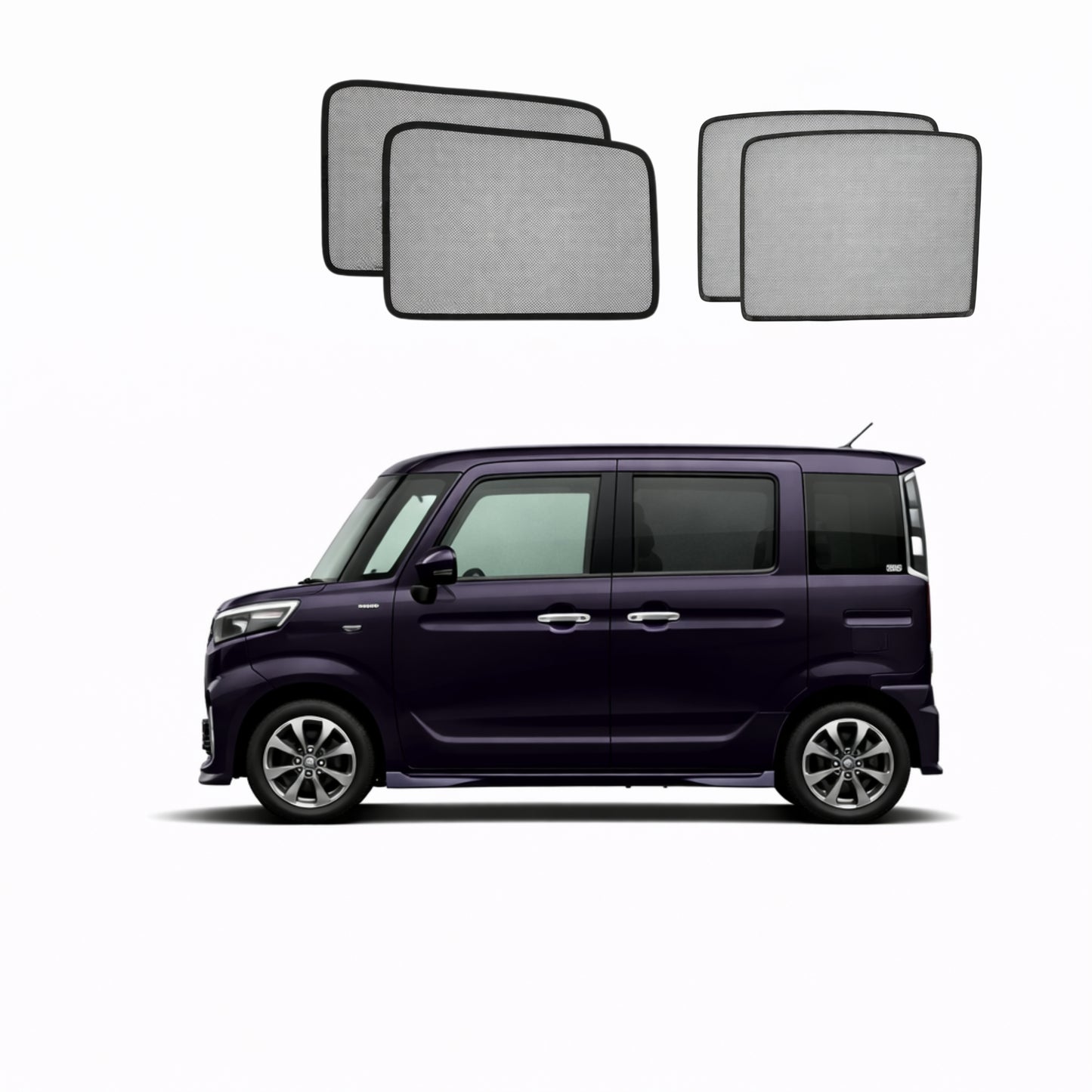 Suzuki Spacia/Spacia Gear/Spacia Custom 2nd Generation | Mazda Flair Car Window Shades (MK53S; 2017-2024)