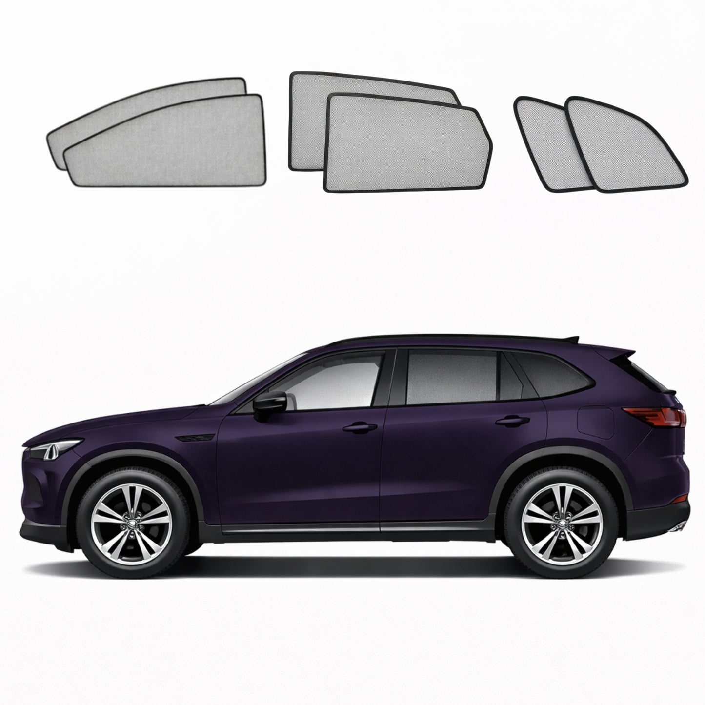 Mazda CX-80 Car Window Shades (KL; 2024-Present)