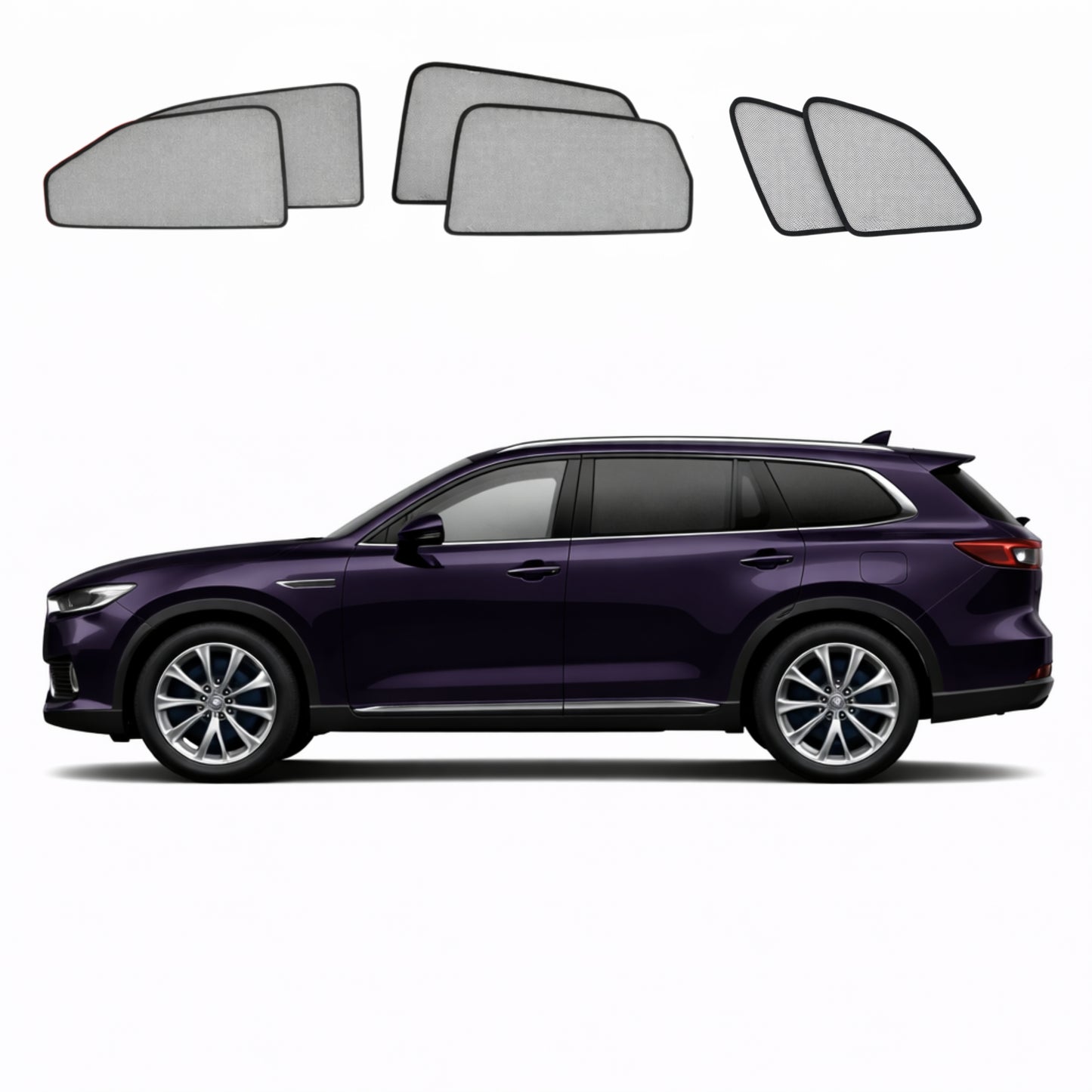 Mazda CX-70/CX-90 Car Window Shades (KK/KJ; 2024-Present)