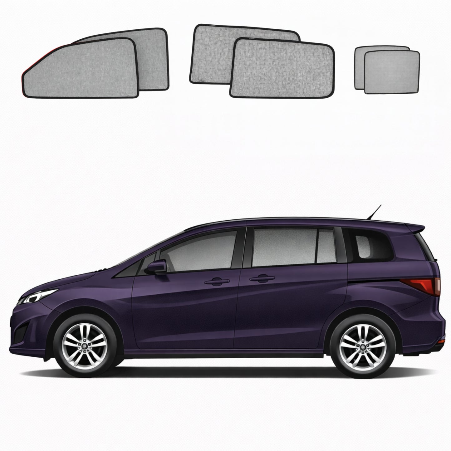 Mazda 5/Premacy 3rd Generation Car Window Shades (CW; 2010-2018)